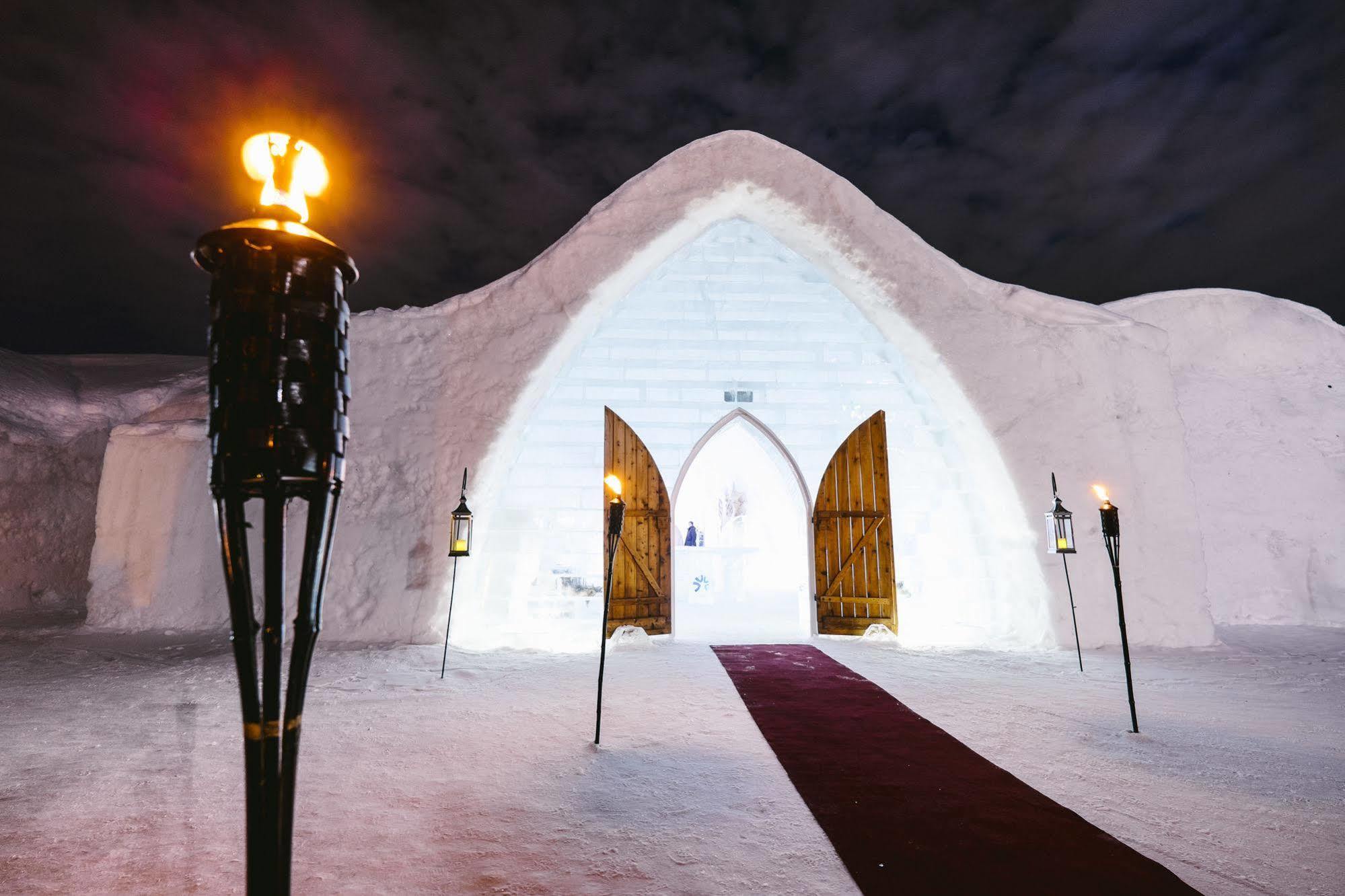 Hotel De Glace Québec Esterno foto