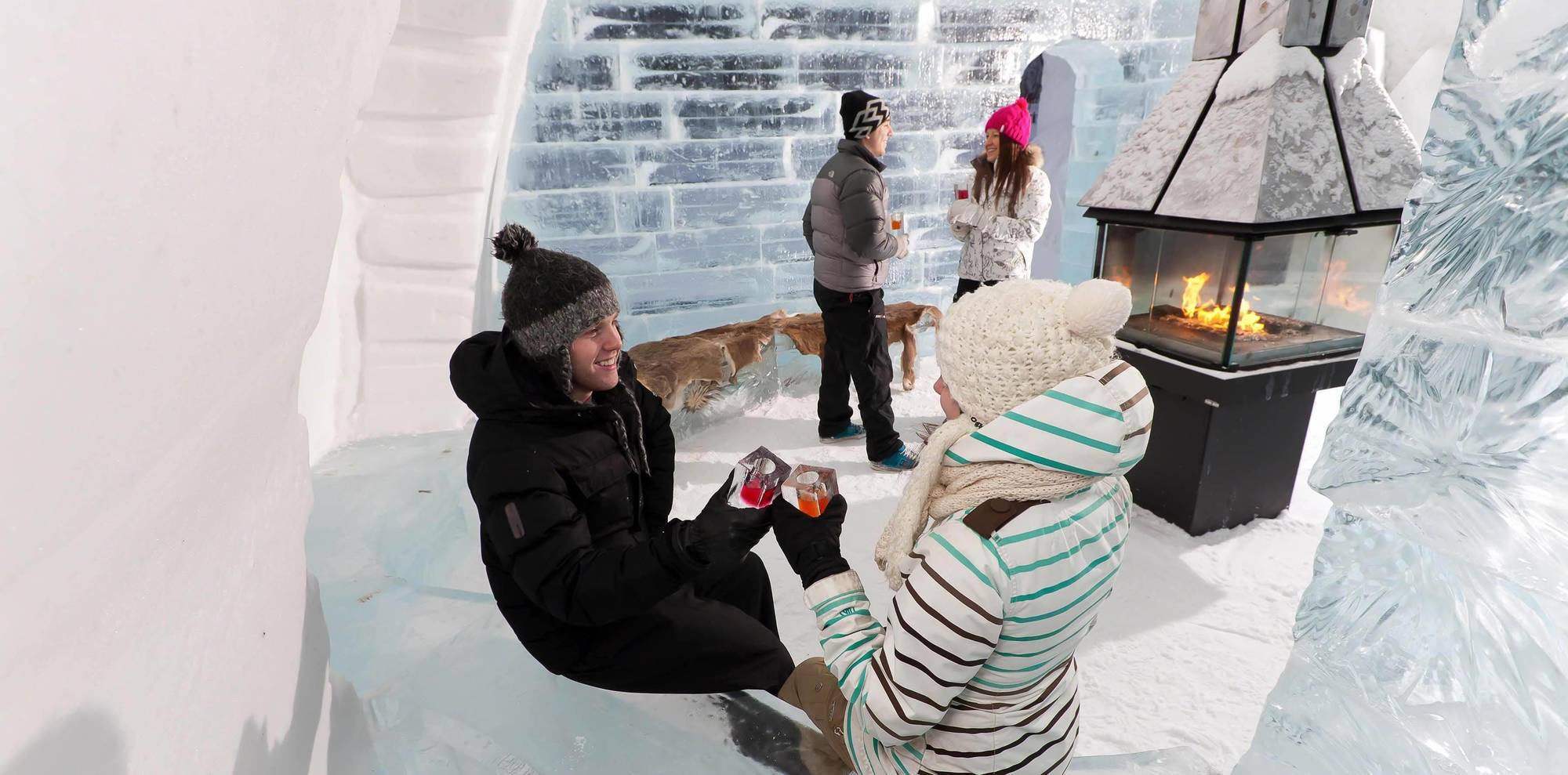 Hotel De Glace Québec Esterno foto