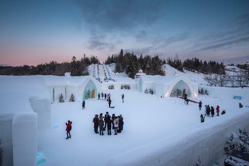 Hotel De Glace Québec Esterno foto