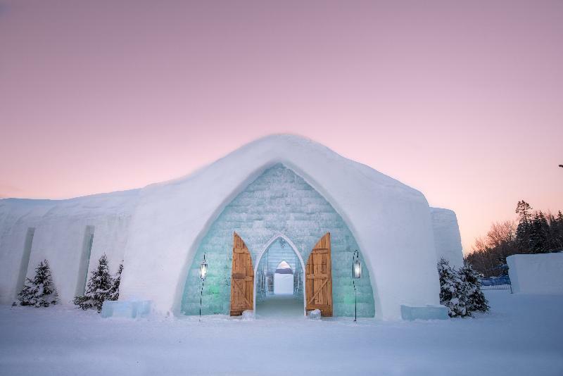 Hotel De Glace Québec Esterno foto