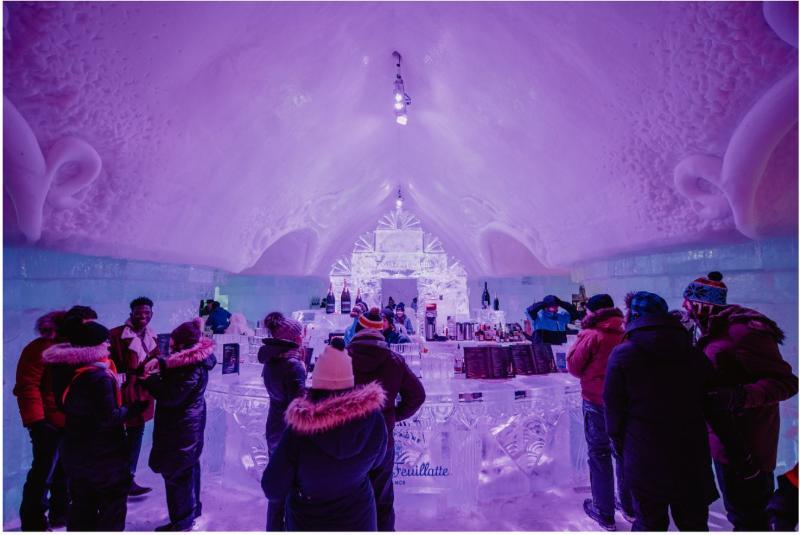 Hotel De Glace Québec Esterno foto